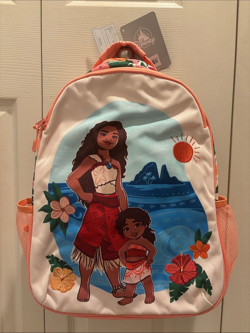 Official Disney Store Moana Kids Embroidered Backpack with Tech Sleeve 🎒🌴🌊🌺